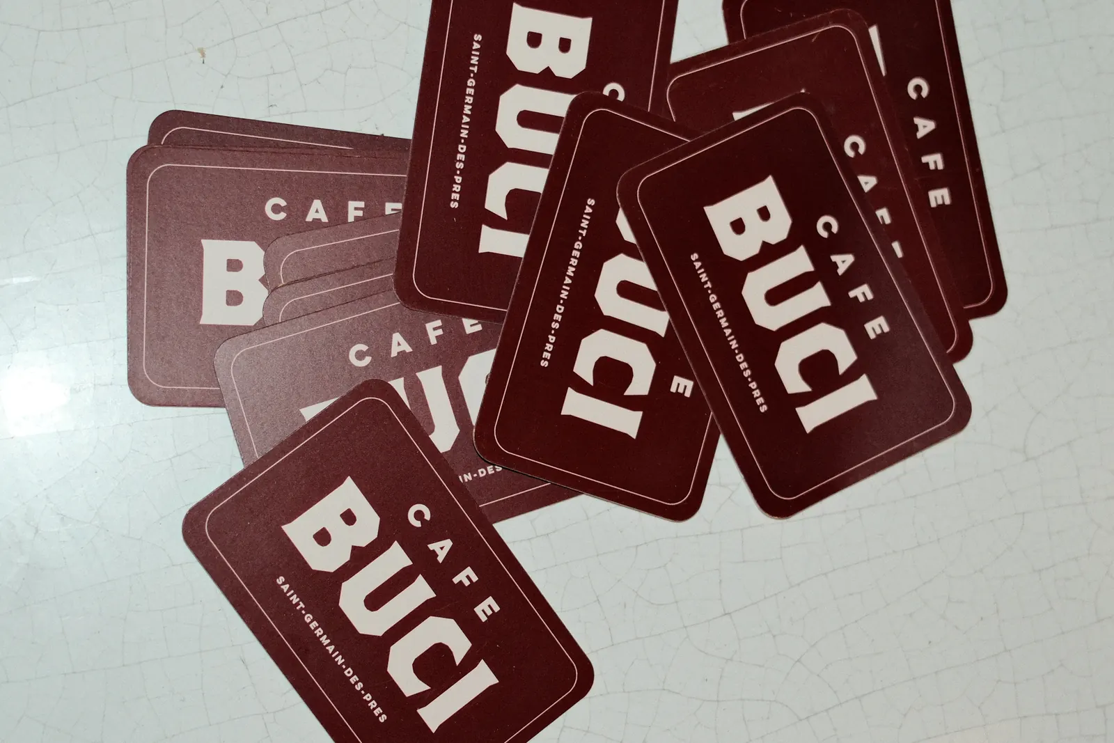 Café Buci business cards